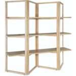 Retreat Folding Etagere 6 Retreat Folding Etagere 6950-50002-80 6950 50002 80 back silo