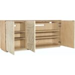 Retreat Entertainment Credenza 6950-55472-80 6950 55472 80 open silo