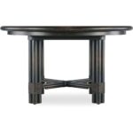 Retreat Pole Rattan Round Dining Table w/1-20in leaf 6950-75201-99 6950 75201 99 straight silo