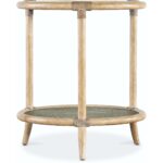Retreat Raffia End Table 5 Retreat Raffia End Table 6950-80116-35 6950 80116 35 back silo
