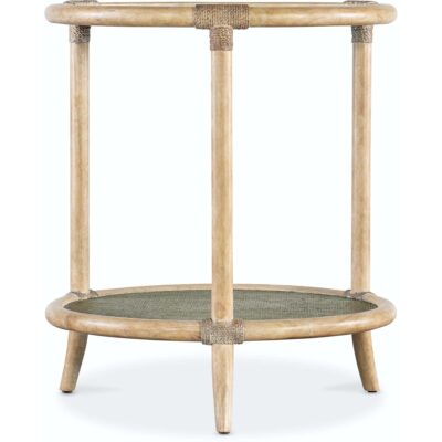 Retreat Raffia End Table 6950-80116-35 6950 80116 35 back silo