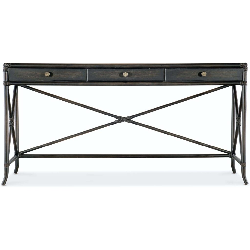 Retreat Pole Rattan Console - Image 3