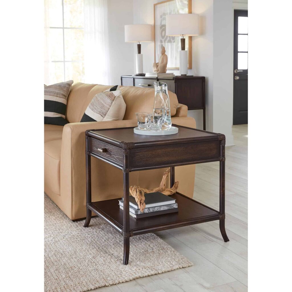 Retreat Pole Rattan End Table - Image 7