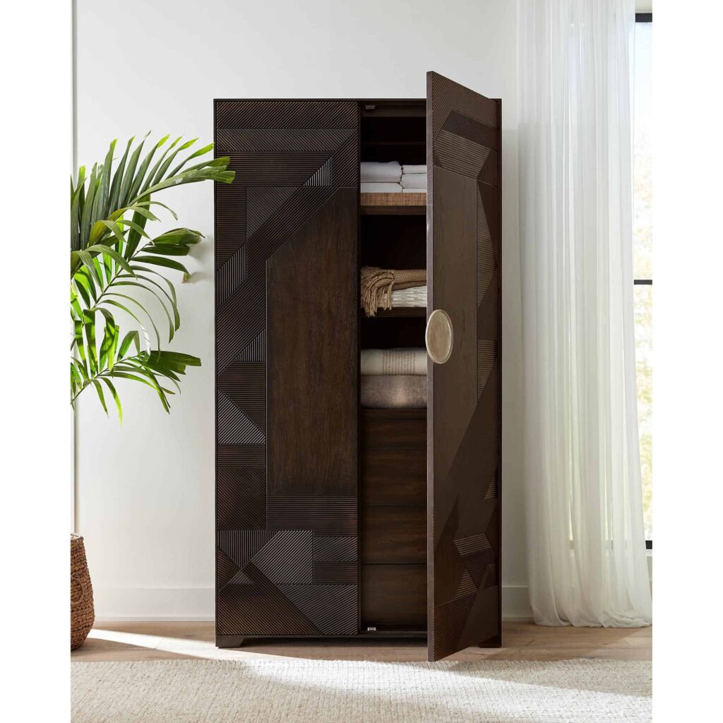 Retreat Split Rattan Wardrobe - Image 4