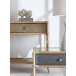 Retreat Pole Rattan Bedside Table 13 Retreat Pole Rattan Bedside Table 6950-90117-45 6950 90117 35 45 detail