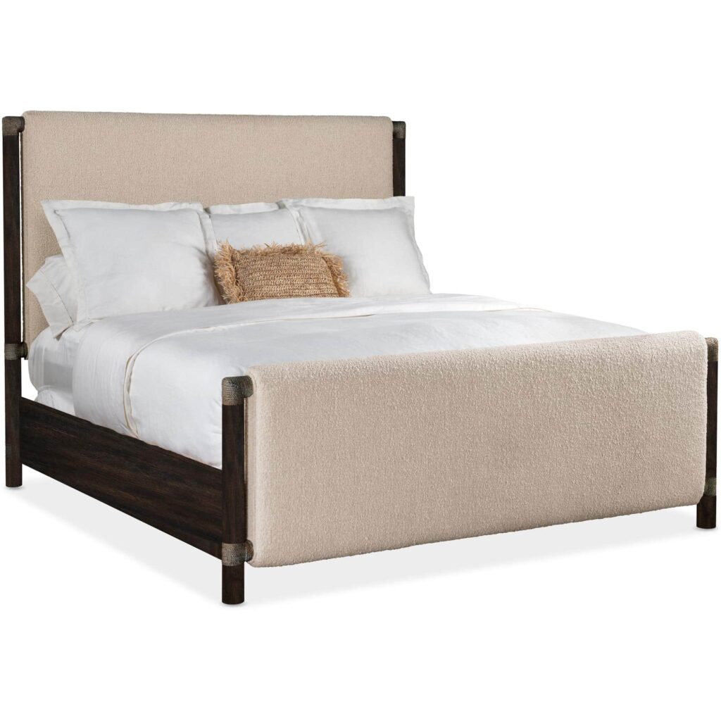 Retreat King Upholstered Panel Bed