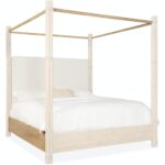 Retreat Pole Rattan King Upholstered Poster Bed w/Canopy 17 Retreat Pole Rattan King Upholstered Poster Bed w/Canopy 6950-90466-80 6950 90453 80 silo