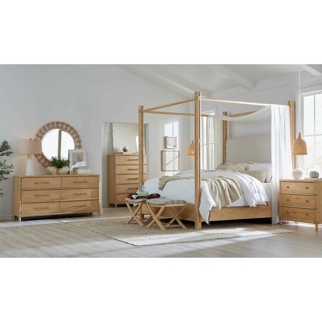 Retreat Pole Rattan Dresser - Image 4