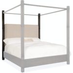 Retreat Pole Rattan King Upholstered Poster Bed w/Canopy 12 Retreat Pole Rattan King Upholstered Poster Bed w/Canopy 6950-90466-99 6950 90467 99 silo