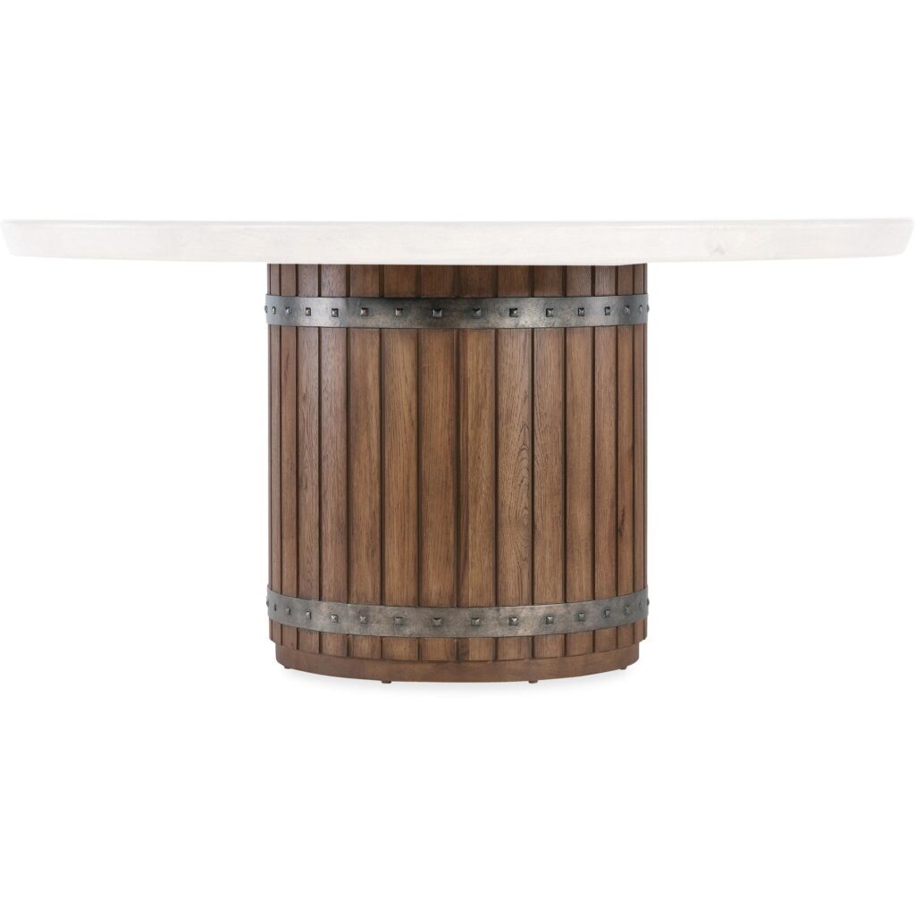 Vineyard Row Round Dining Table - Image 5