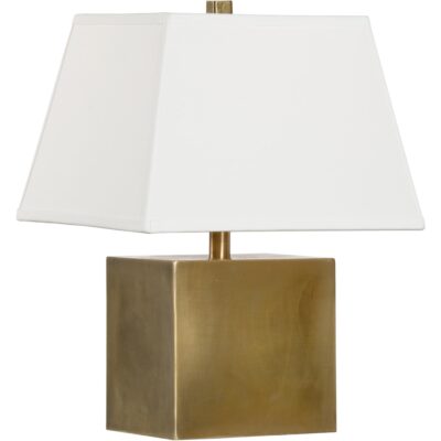 Brass Cube Lamp