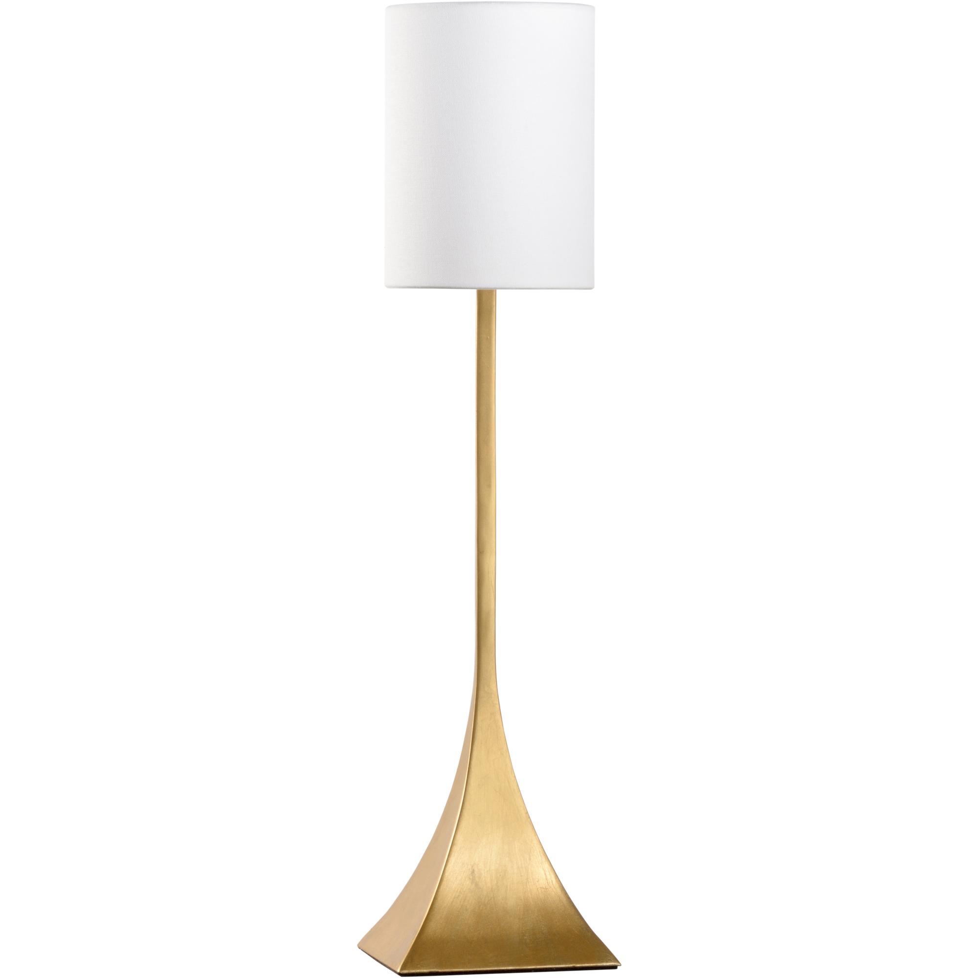 Gold Leaf Buffet Lamp 1 Gold Leaf Buffet Lamp