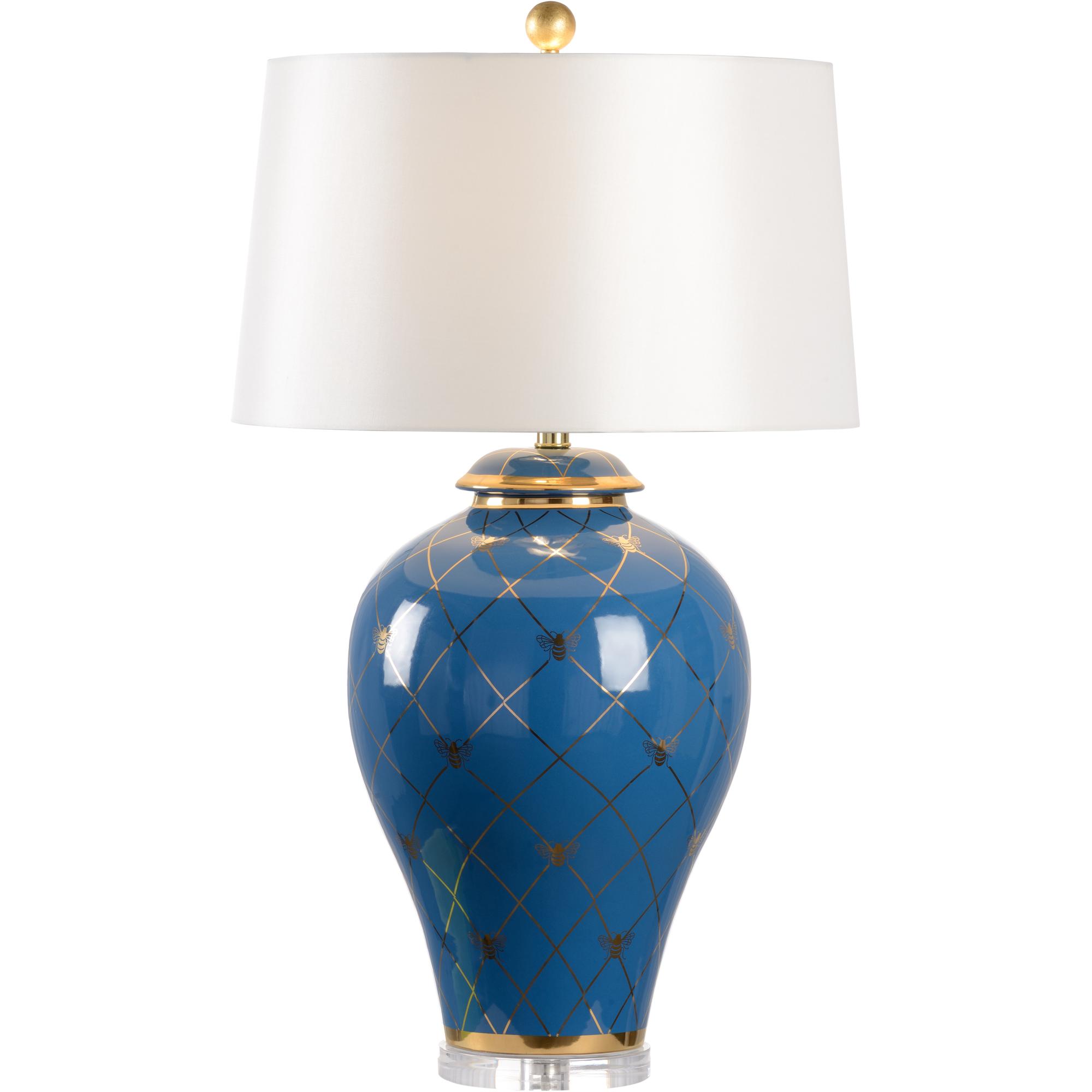 Ginger Jar Lamp - Blue 1 Ginger Jar Lamp - Blue
