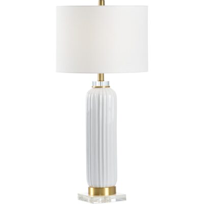 Samuel Ceramic Lamp - White