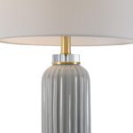 Samuel Ceramic Lamp - Gray 69838 69838 B