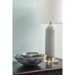 Samuel Ceramic Lamp - Gray 69838 69838 D