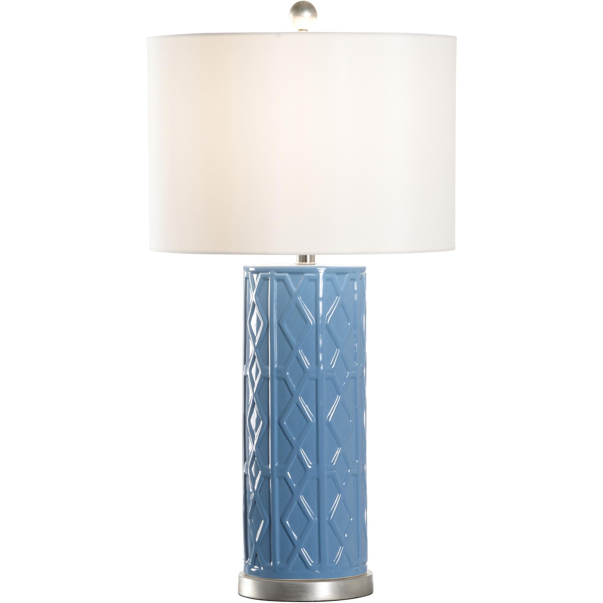 Andreu Lamp - Blue/Silver 1 Andreu Lamp - Blue/Silver