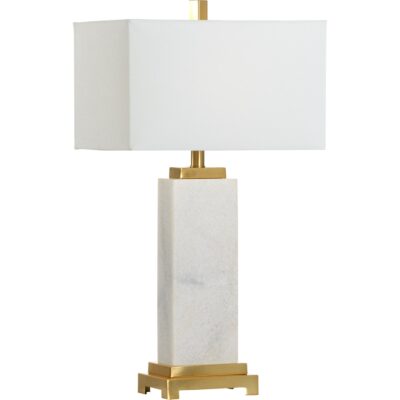 White Kennedy Marble Lamp