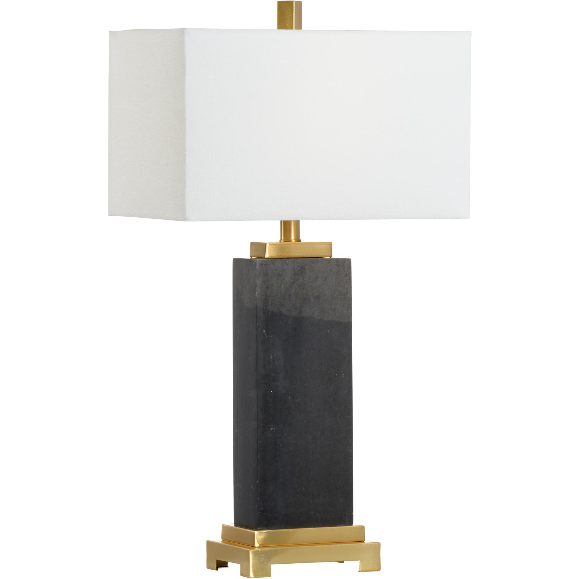 Black Kennedy Marble Lamp 1 Black Kennedy Marble Lamp