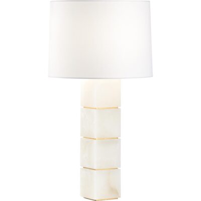 Stacked Alabaster Lamp