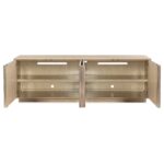 Geometry Entertainment Console 7016-55419-80 7016 55419 80 straight open silo