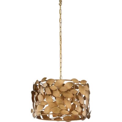 Ficus Round Chandelier - Gold