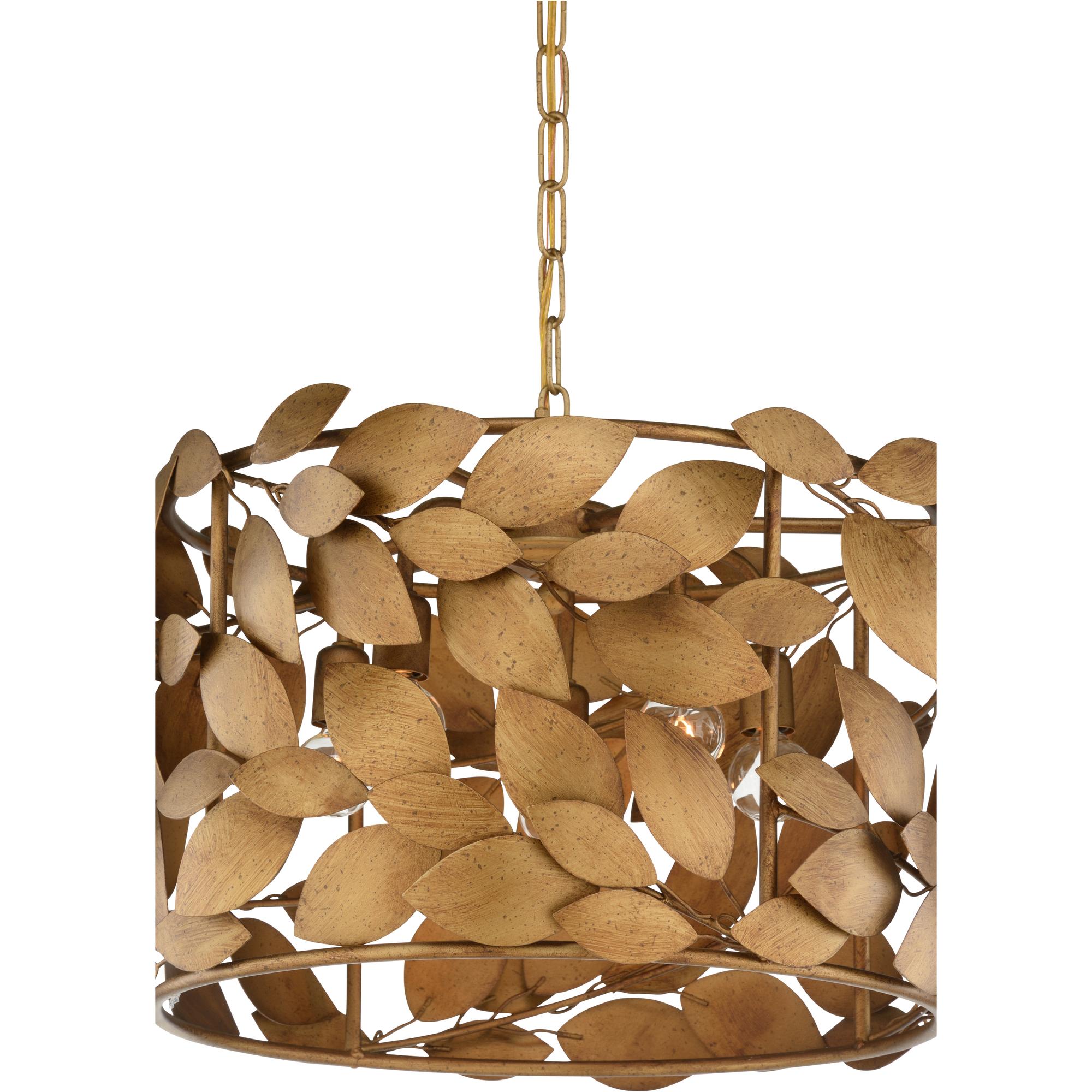 Ficus Round Chandelier - Gold 3 Ficus Round Chandelier - Gold - Image 3