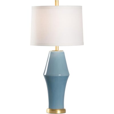 St Michael Lamp - Light Blue