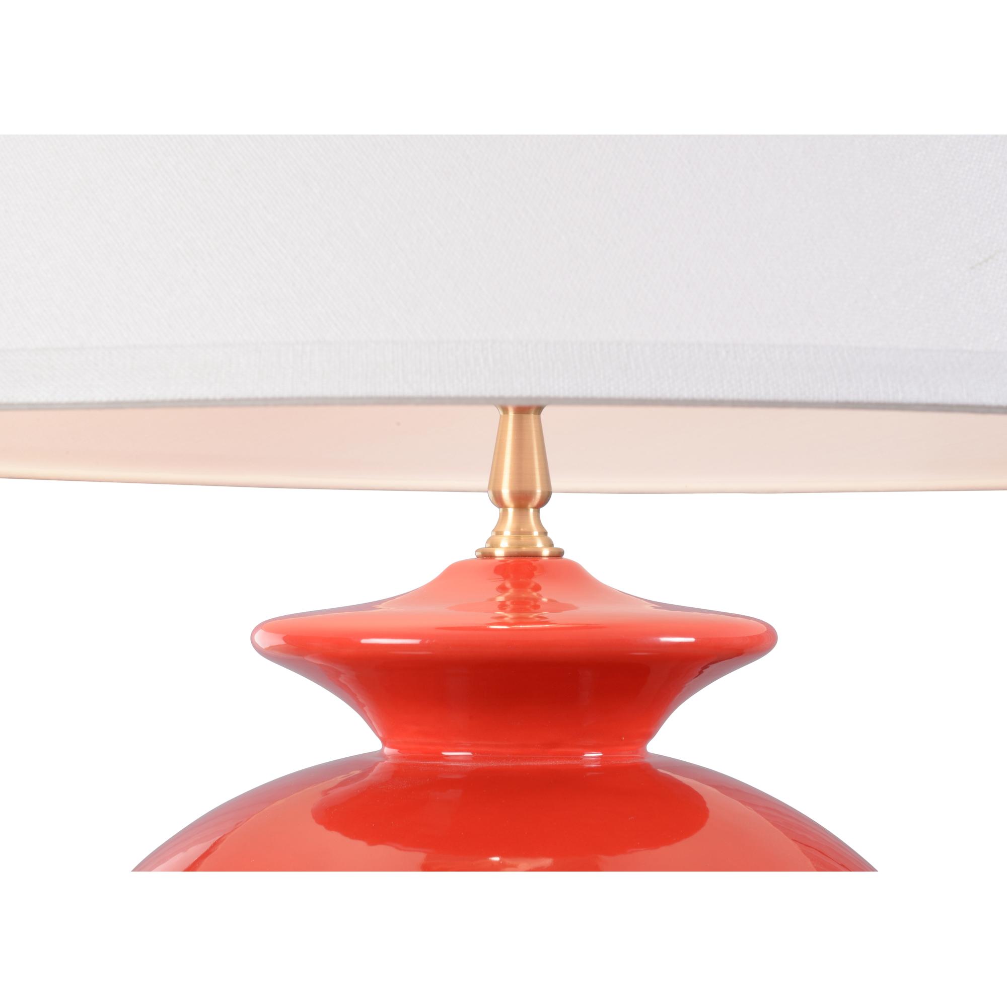 Opus Ceramic Lamp - Red 2 Opus Ceramic Lamp - Red - Image 2