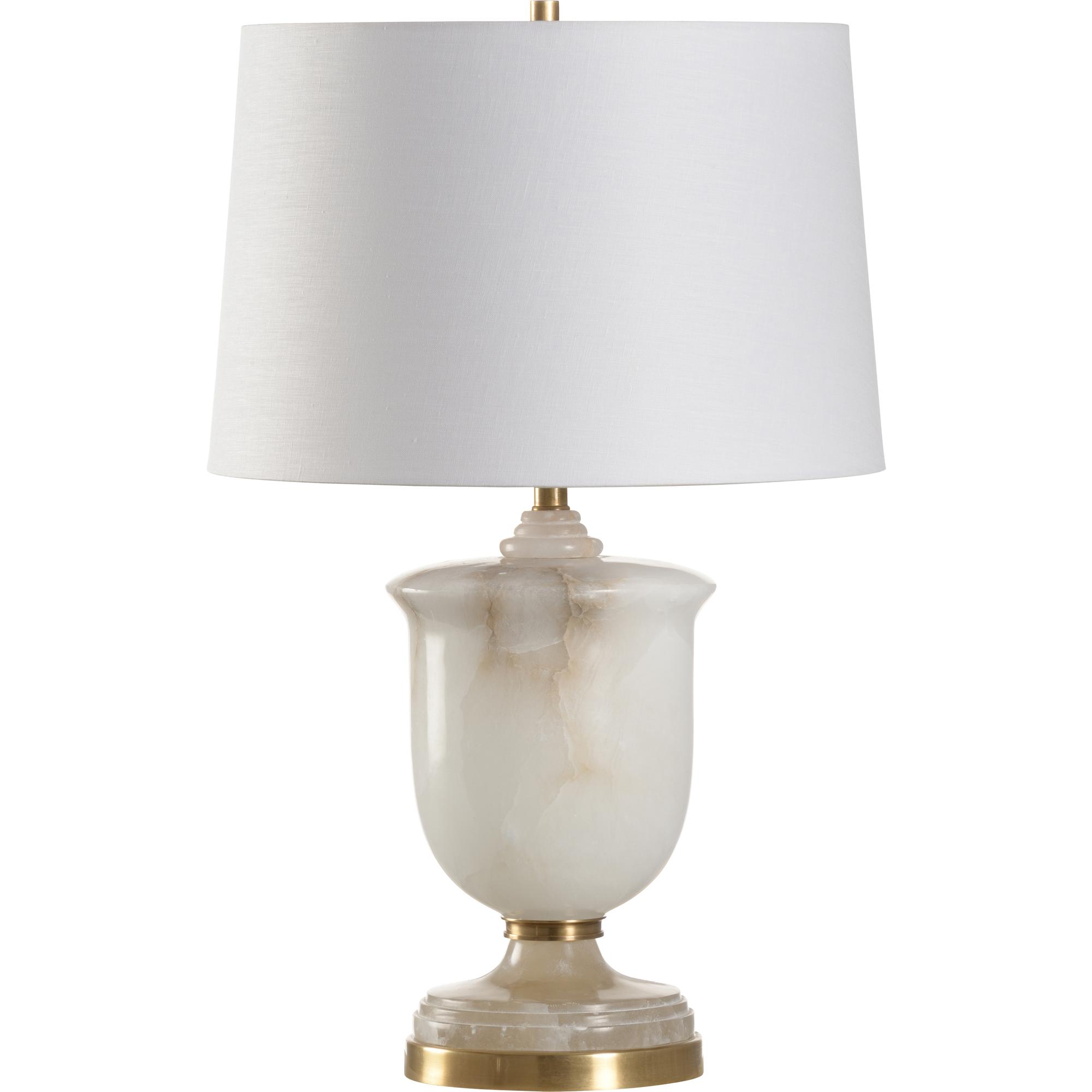 Alabaster Urn Lamp 2 Alabaster Urn Lamp - Image 2