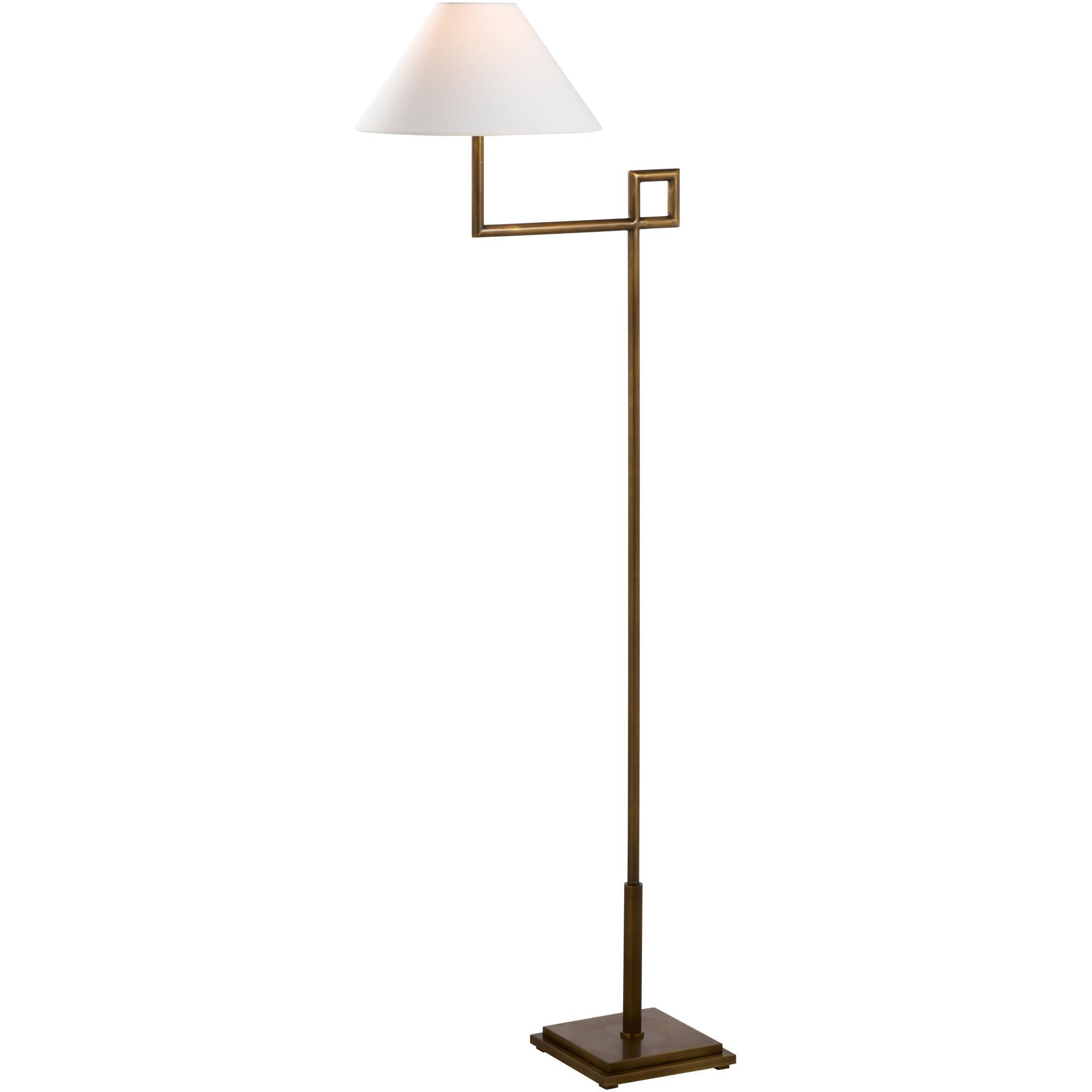 St. Dunstan Floor Lamp - Aged Brass 1 St. Dunstan Floor Lamp - Aged Brass