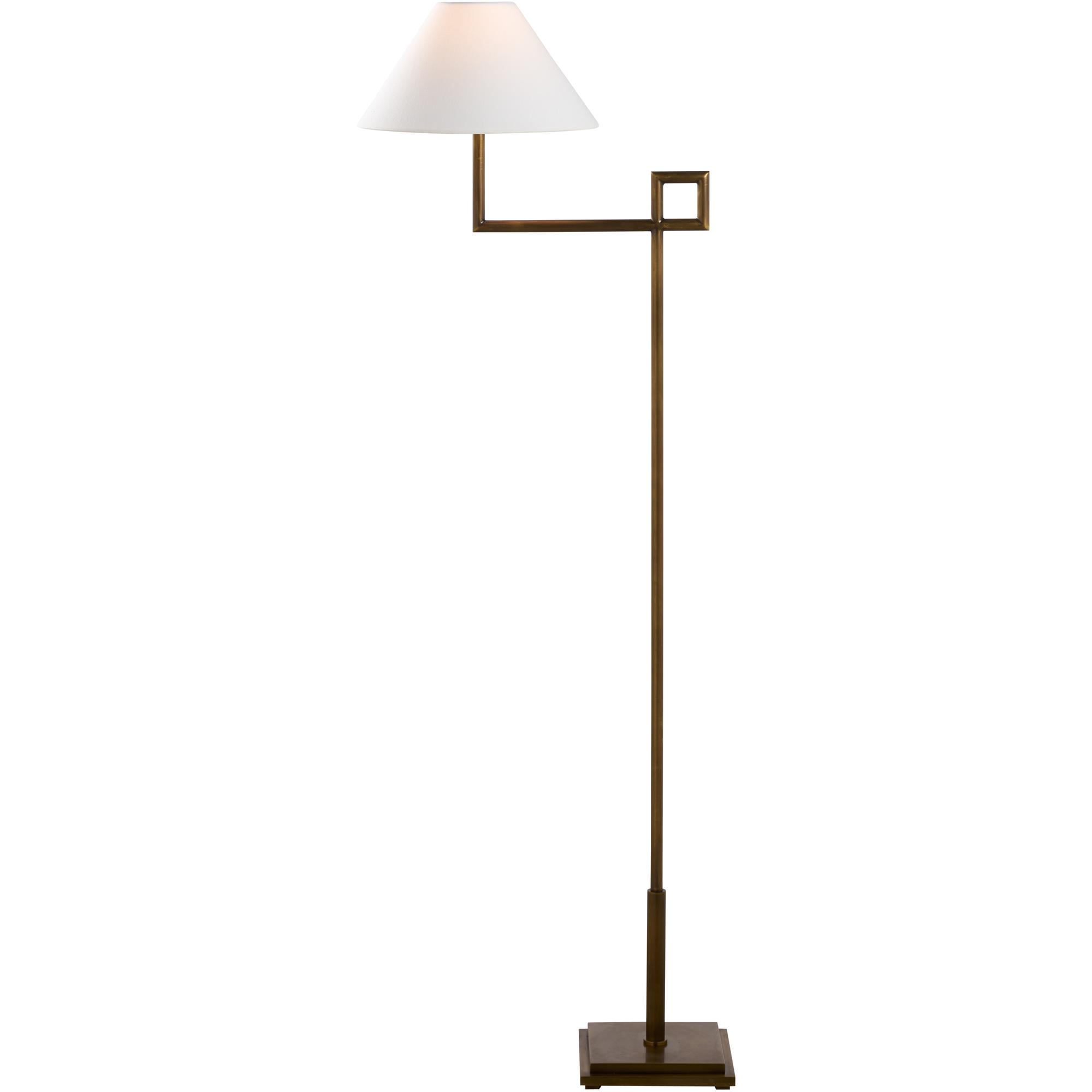 St. Dunstan Floor Lamp - Aged Brass 3 St. Dunstan Floor Lamp - Aged Brass - Image 3