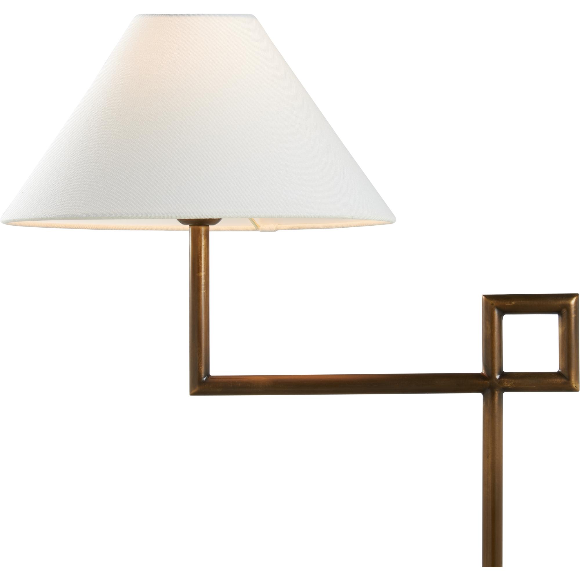 St. Dunstan Floor Lamp - Aged Brass 5 St. Dunstan Floor Lamp - Aged Brass - Image 5
