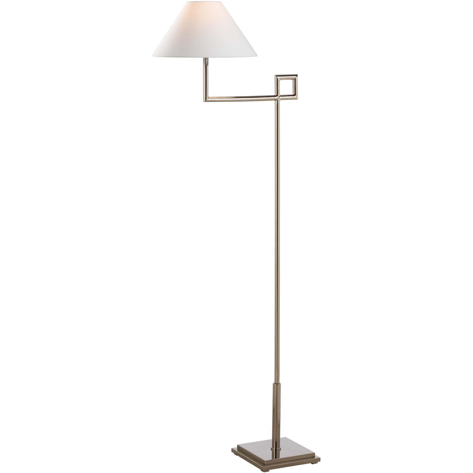 St. Dunstan Floor Lamp - Polished Nickel 1 St. Dunstan Floor Lamp - Polished Nickel