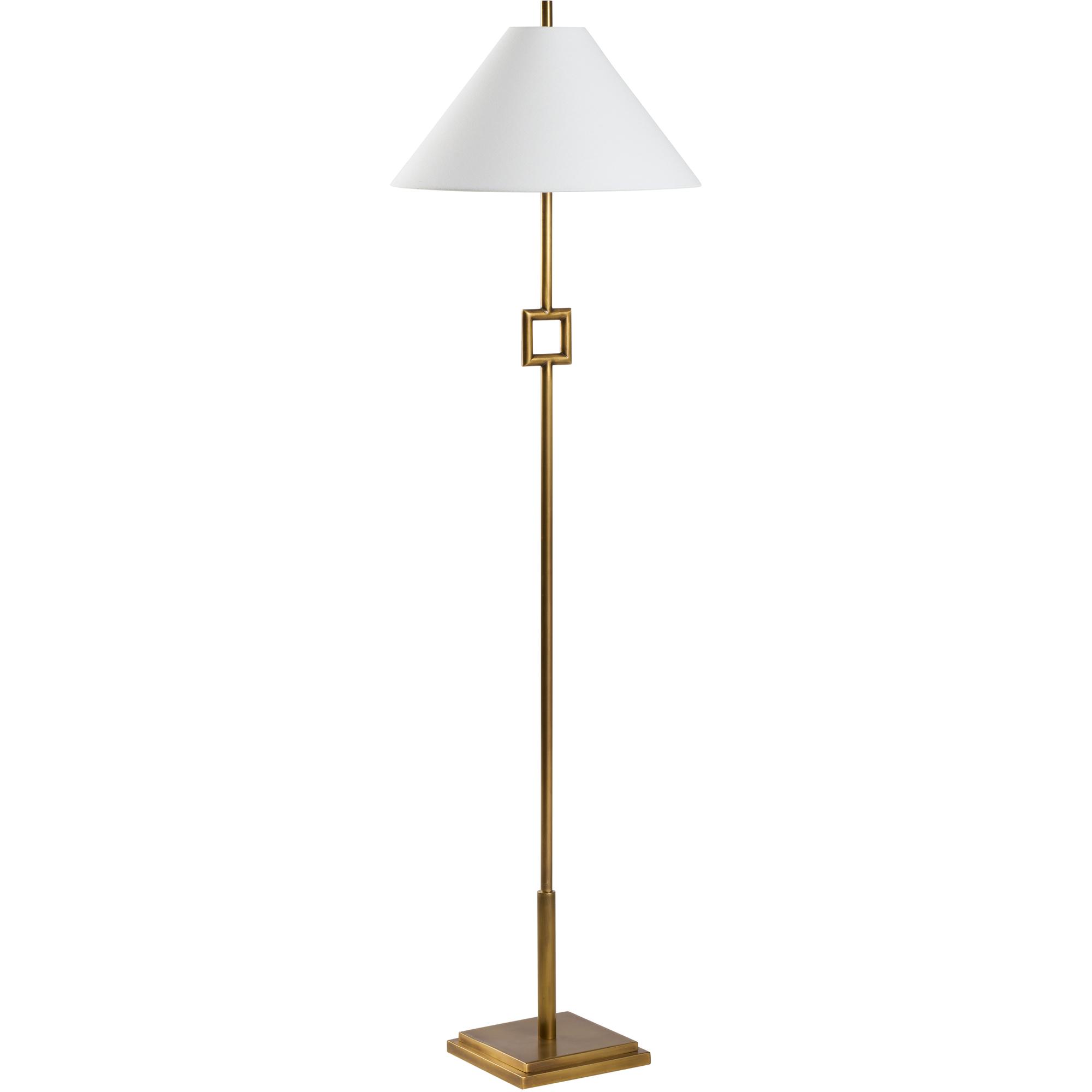 Overhill Floor Lamp - Aged Brass 2 Overhill Floor Lamp - Aged Brass - Image 2