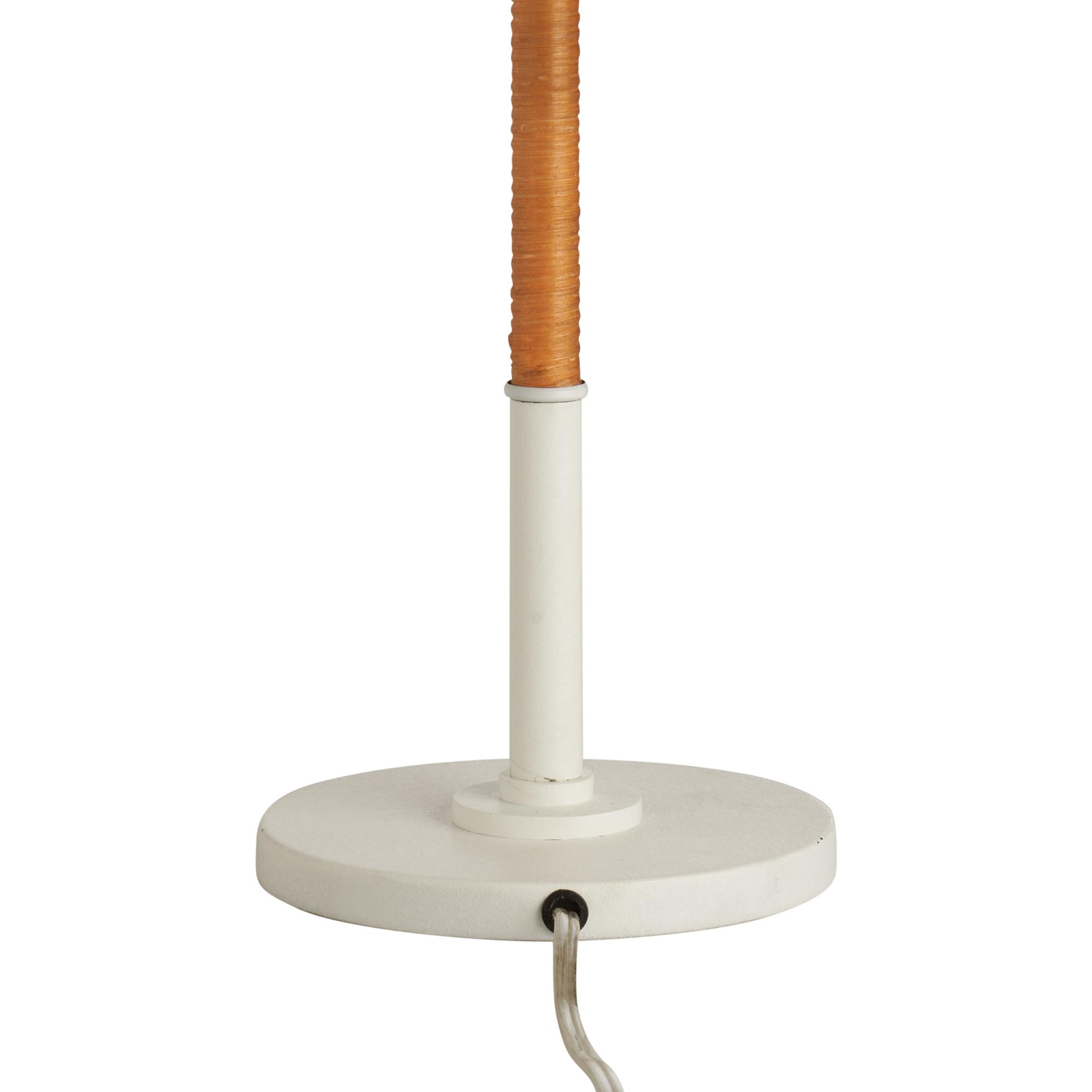 Amelia Rattan Lamp - White 3 Amelia Rattan Lamp - White - Image 3