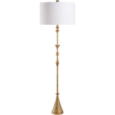 Gia Floor Lamp - Textured Gilt