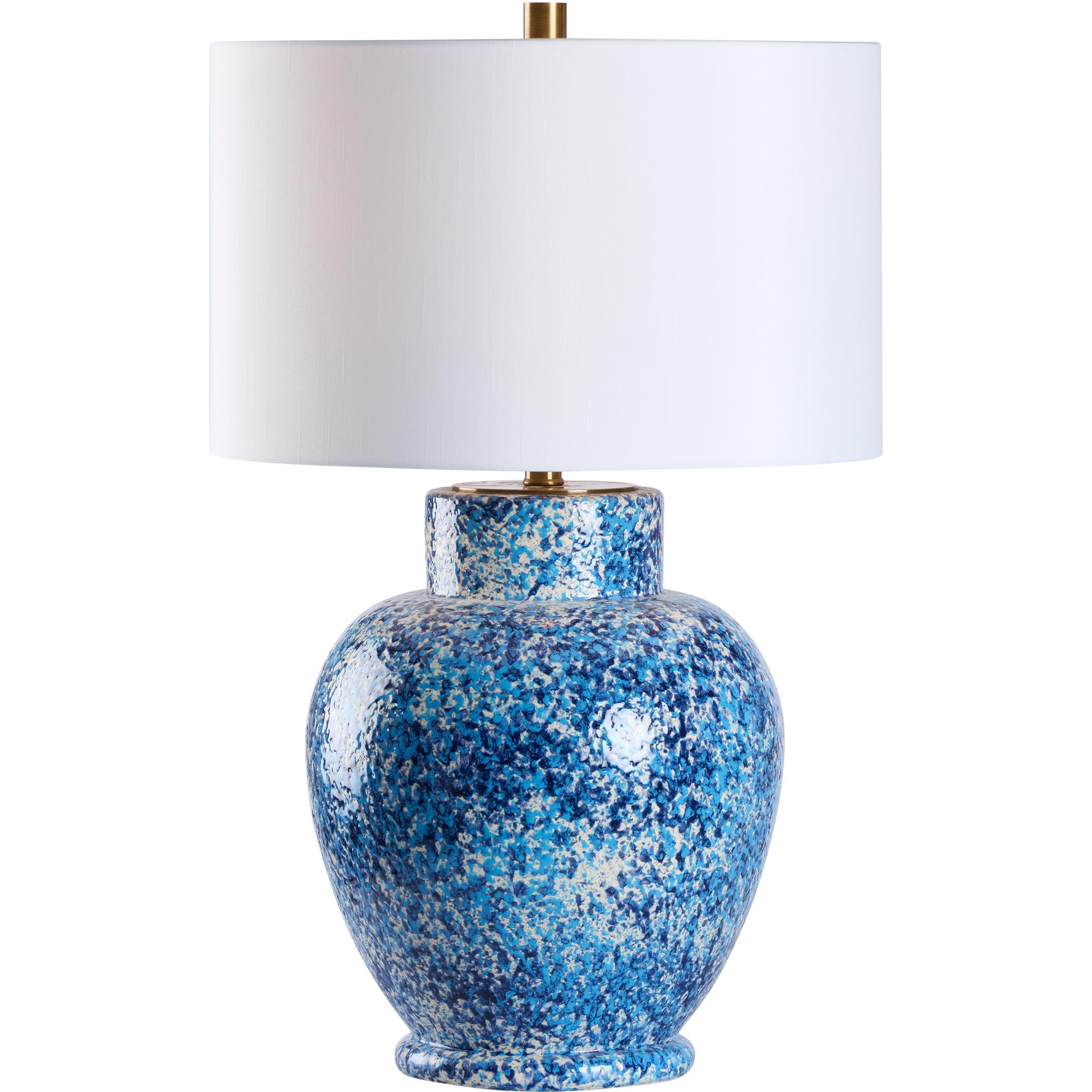 Spatter Lamp - Blue 1 Spatter Lamp - Blue