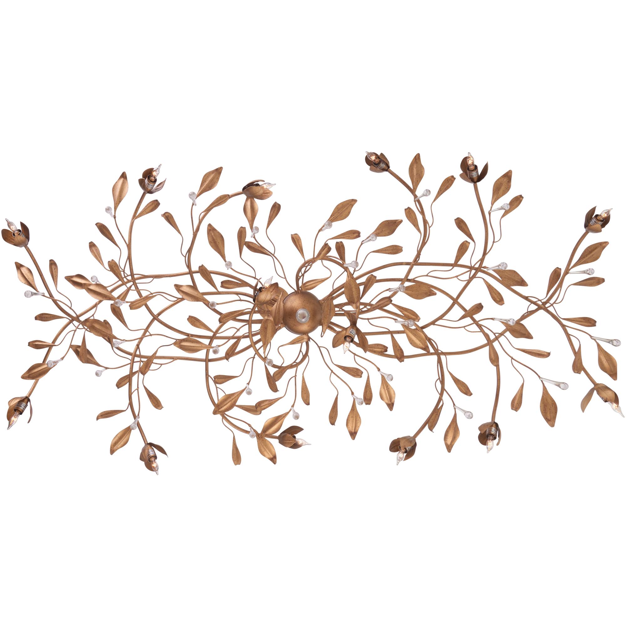 Bay Laurel Leaf Crystal Chandelier 5 Bay Laurel Leaf Crystal Chandelier - Image 5