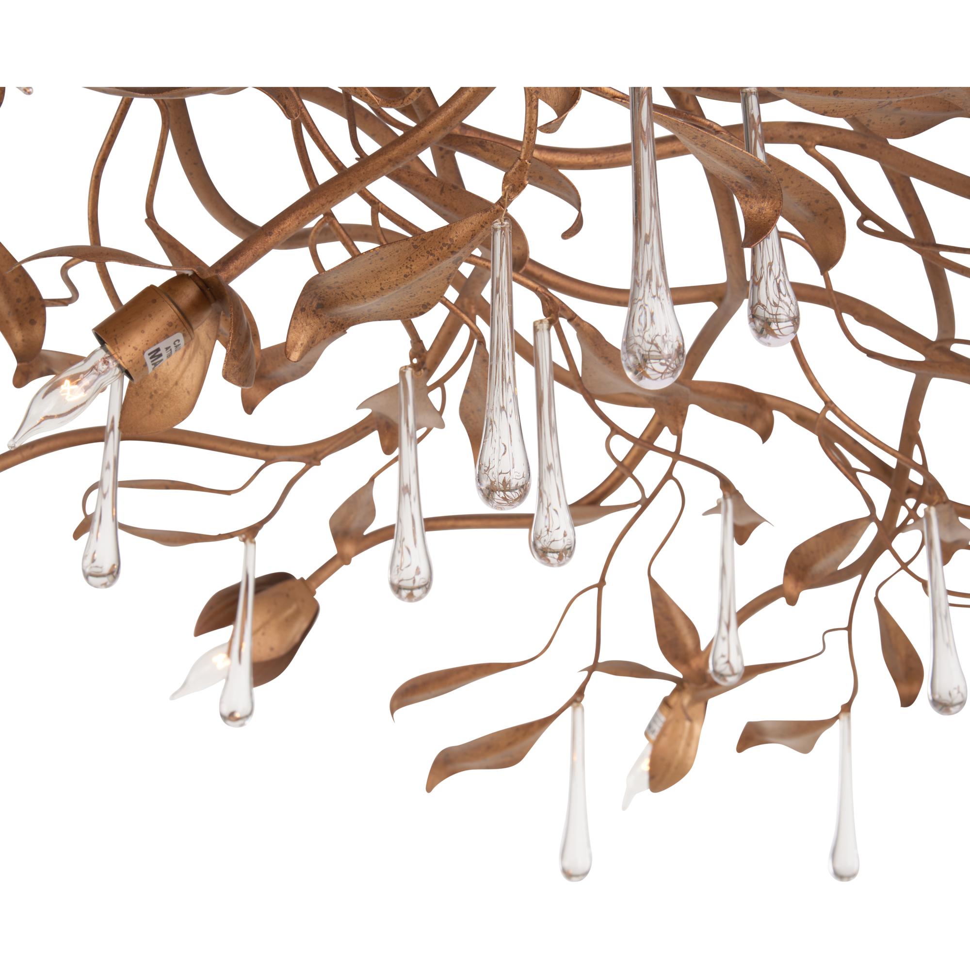 Bay Laurel Leaf Crystal Chandelier 6 Bay Laurel Leaf Crystal Chandelier - Image 6