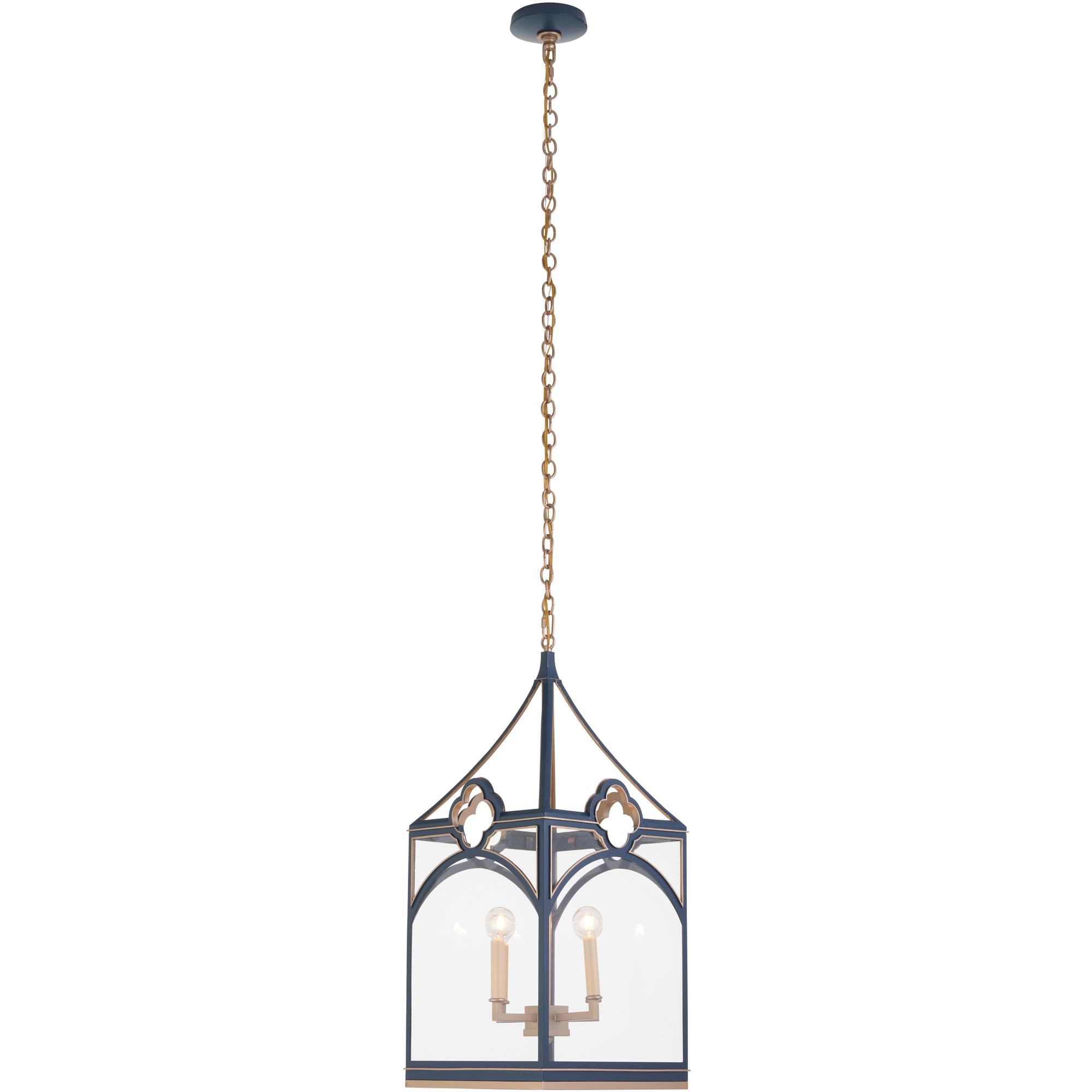 Quatrefoil Lantern - Navy 1 Quatrefoil Lantern - Navy