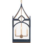 Quatrefoil Lantern - Navy 13 Quatrefoil Lantern - Navy 70378 70378 G