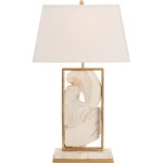 White Stone Table Lamp 8 White Stone Table Lamp 70389 70389 C