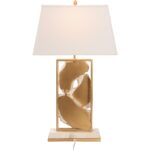 White Stone Table Lamp 9 White Stone Table Lamp 70389 70389 D