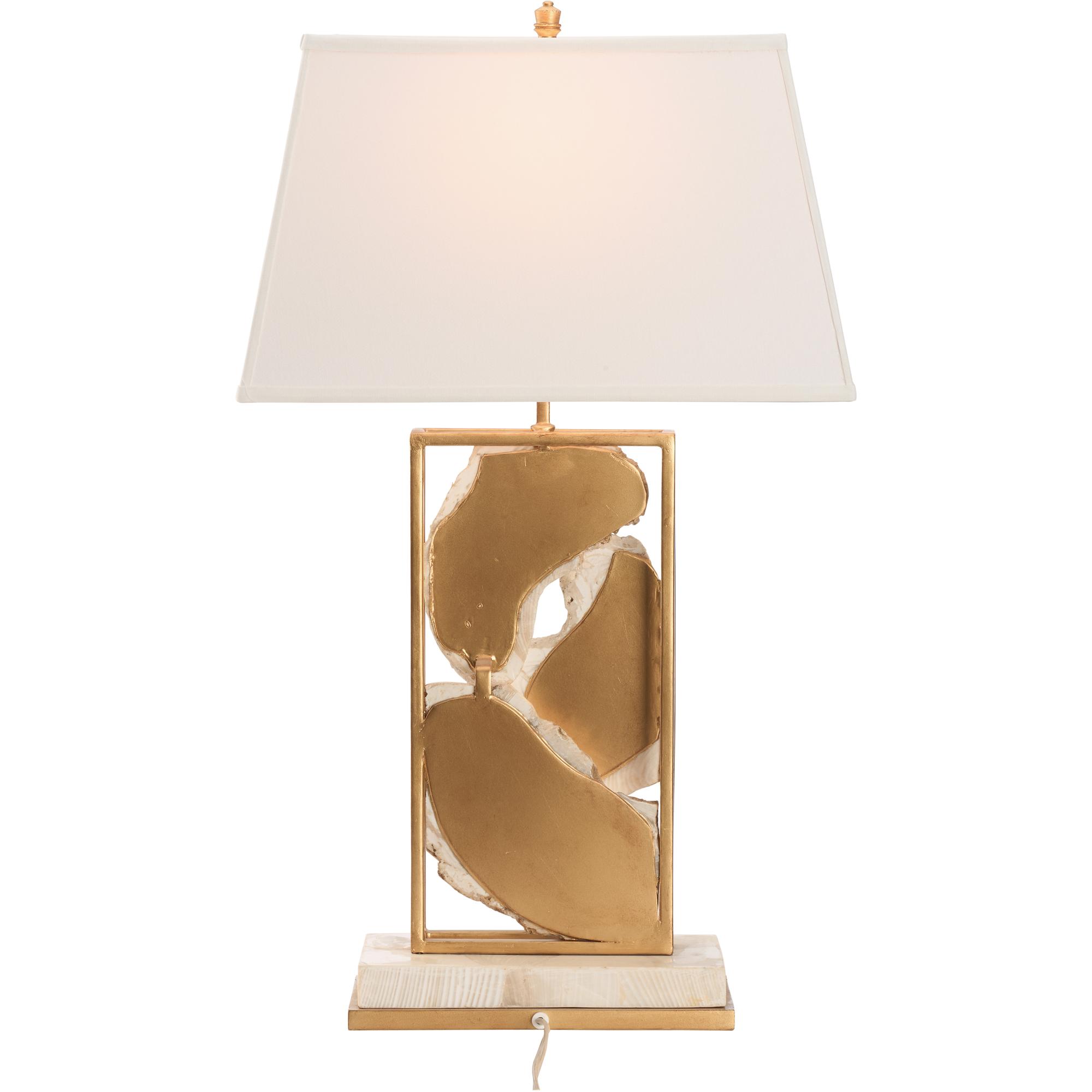 White Stone Table Lamp 4 White Stone Table Lamp - Image 4