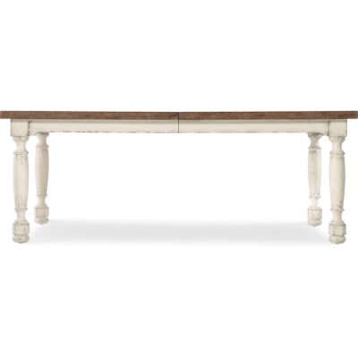 Americana Leg Dining Table w/1-22in leaf 7050-75200-02 7050 75200 02 straight silo1