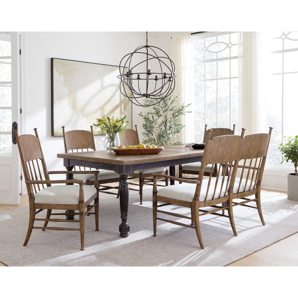 Americana Leg Dining Table w/1-22in leaf - Image 7