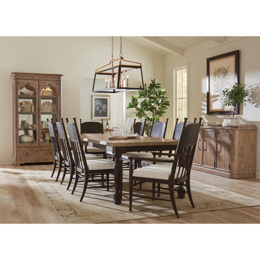 Americana Leg Dining Table w/1-22in leaf - Image 8