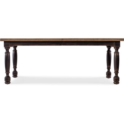 Americana Leg Dining Table w/1-22in leaf 7050-75200-89 7050 75200 89 straight silo1