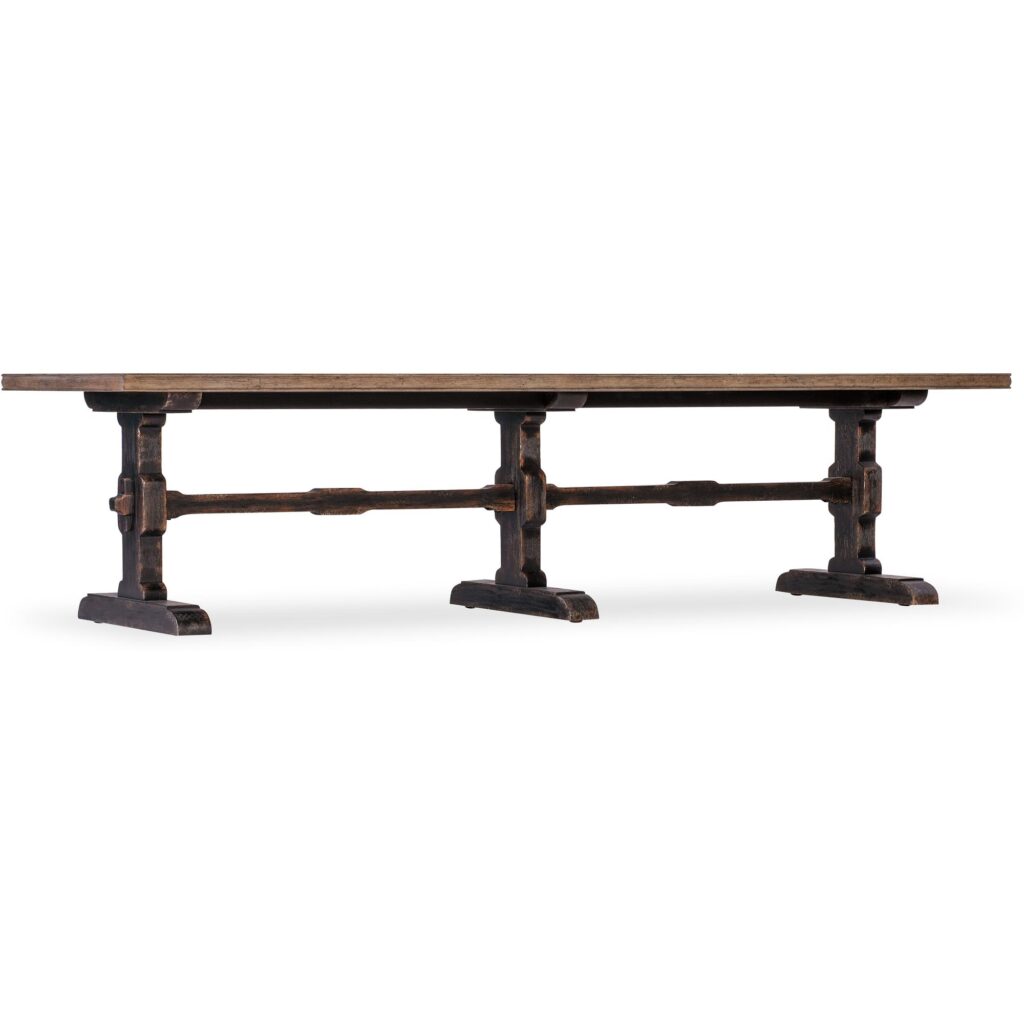 Americana Trestle Rectangle Cocktail Table